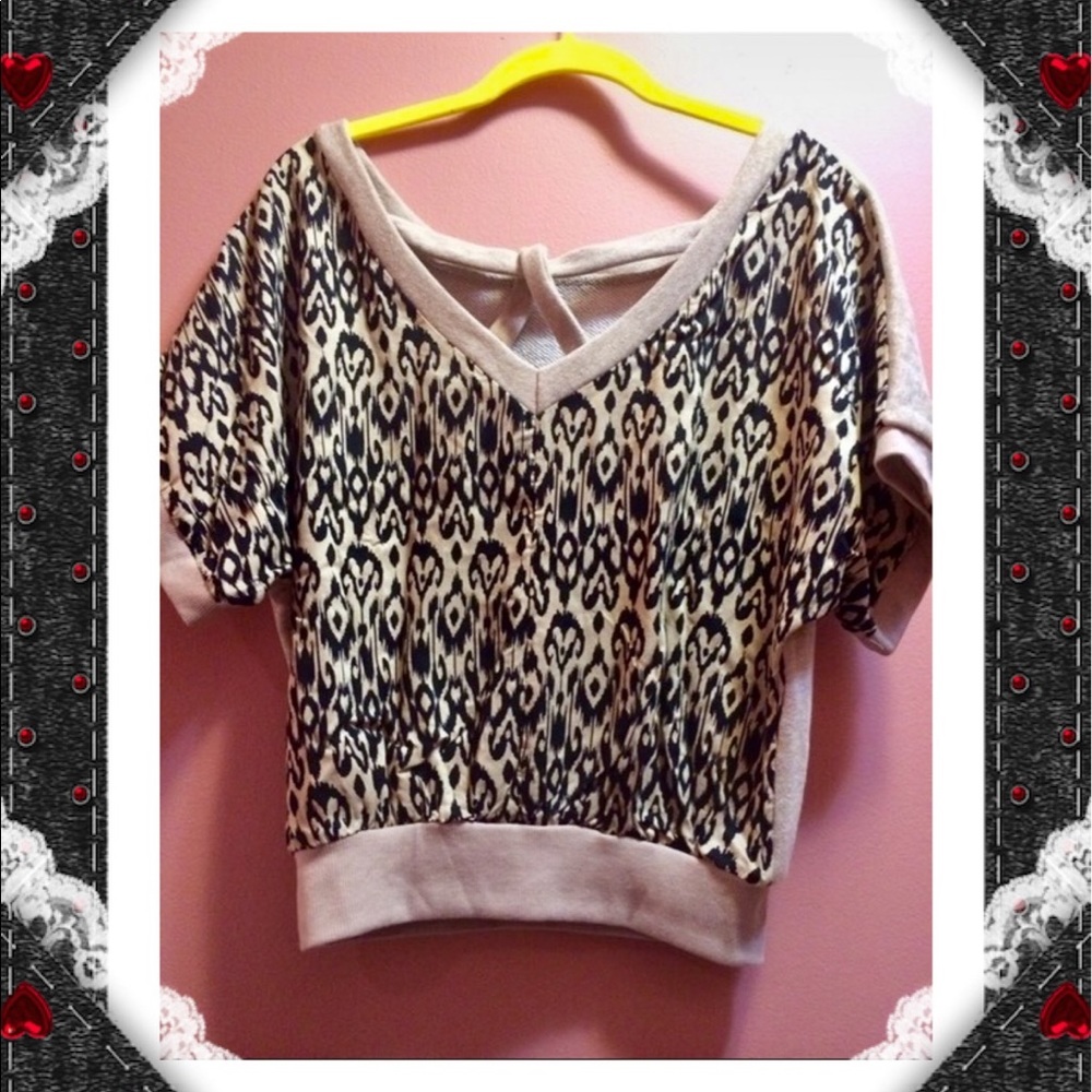 Pretty Rebellious Animal Print Soft Top